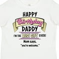 thumbnail image 4 of Inktastic Happy Birthday, Daddy- Best Gift Ever in Pink Boys or Girls Toddler T-Shirt, 4 of 5