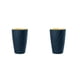 thumbnail image 3 of Injueey Taza de doble capa tazas de simples personalidad reutilizable dibujos animados soporte para de pareja regalos Azul oscuro 301-400ml 2piezas, 3 of 6