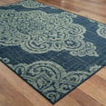 thumbnail image 2 of Sphinx Marina Area Rug 5929B Navy Curves Medallion 5' 3" x  7' 6" Rectangle, 2 of 3