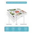 thumbnail image 5 of Vegetables Twin Size Down Alternative Comforter, Lightweight Comforter Quilt Bedding Set with Pillow Shams Watercolor Farmhouse Fruits All Seasons Bed Comforter Duvet Insert 68"x86", 5 of 7