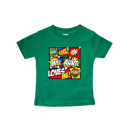 

Inktastic My Aunt Love Me Gift Baby Boy or Baby Girl T-Shirt