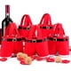 thumbnail image 2 of Bolsa de regalo navideña para pantalones de Papá Noel - Bolsa roja de caramelos navideños para detalles de fiesta, chocolates y pequeños regalos, de una pieza, 2 of 9
