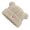 Beige, variant on Multiuse Fleece Hat with Bear Ears for Women Winter Warm Brimless Hat Windproof Skull Hat for Outdoor Cycling Camping