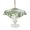 Moss, White, Beige, variant on Outdoor Tablecloth with Umbrella Hole for Patio/Picnic/Party/Camping, Sage Green Palm Trees Waterproof Table Cloth Rectangle Table Cover Washable, Farmhouse Tropical Summer Beach (54"x 80")