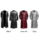 thumbnail image 4 of Men's Classic Officer Military Black Leather Long German Trench Coat, 4 of 4