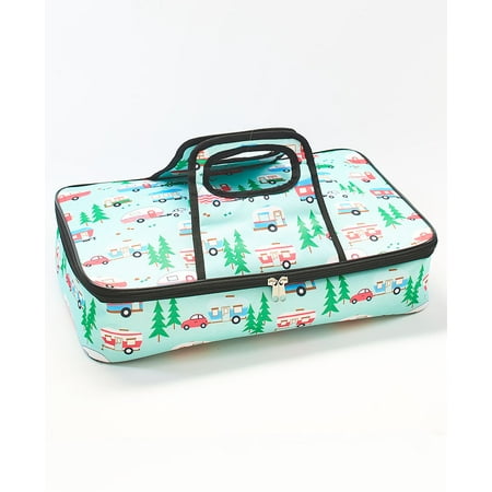 Retro Camper Print Insulated Casserole Carrier -