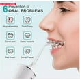 thumbnail image 2 of Water Flosser Cordless Water Pick 300ml 4 Mode Dental Oral Irrigator 5 Jet Tips, 2 of 5