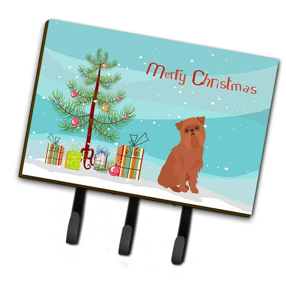 Brussels Griffon Christmas Tree Leash or Key Holder