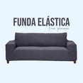 thumbnail image 2 of Protector Cubre Sala Sillón 3 Plazas Gris Fuerte Concord, 2 of 4