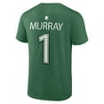 thumbnail image 3 of Men's Fanatics Kyler Murray Green Arizona Cardinals St. Patrick's Day Icon Player T-Shirt, 3 of 3