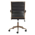 thumbnail image 5 of Auction Office Chair Vintage Black Office Chair, Modern Style, Plush and durable faux leather fabric, Plywood, Indoor Office, 5 of 6