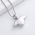 thumbnail image 6 of Angel Wing Cremation Urn Necklace for Ashes Stainless Steel Heart Urn Pendant Ashes Holder Memorial Jewelry for Human / Pet, 6 of 7