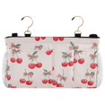 thumbnail image 5 of Ryvnso Bedside Caddy Cherry with Bows Bedside Storage Bag Hanging Organizer, 5 of 8