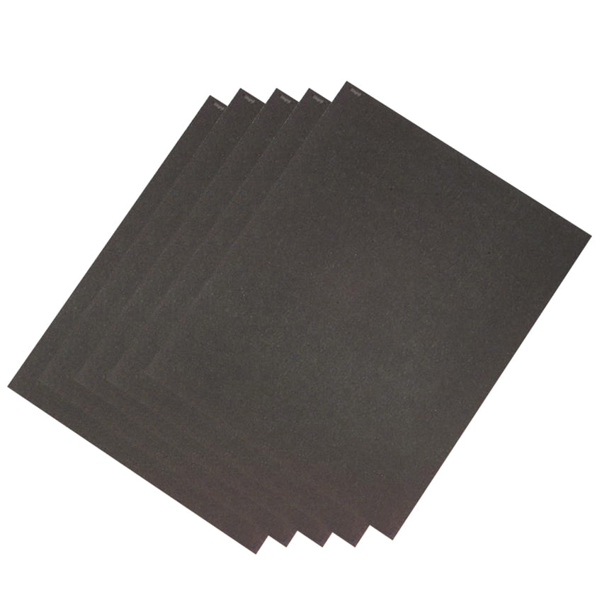 5 Pcs 9" X 133/4" Emery Paper, Paper 180 Grit Jewelry Finish Metals