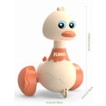 thumbnail image 3 of Toddler Duck Toys，Learning and Crawling Toys for Babies，Kids Toys，Press Cart Toys ，Interactive Press Small Toy，Tummy Time Toys, for Babies and Toddlers, 3 of 6