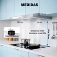 thumbnail image 3 of Campana de Cocina 50 cm Ola Casa Acero Inoxidable 3 Velocidades 80W Filtro Lavable, 3 of 7