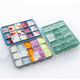 thumbnail image 3 of Molde de silicona para bandeja de hielo caliente, bandeja de hielo de platino coreana de 15 rejillas con tapa, caja de suplemento alimenticio para niños, molde de barra de hielo, 3 of 4