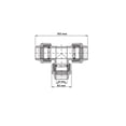 thumbnail image 4 of Adaptador de agua de 32 Mm X 32 Mm X 32 Mm hembra Mdpe Pe Tee | Conector de tubería de plástico | Conector de abrazadera para tuberías Pe/mdpe Afortunado Sencillez, 4 of 5