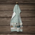 thumbnail image 4 of Red and White Papillon in the Kitchen Kitchen Towel 15 in x 25 in, 4 of 5