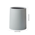 thumbnail image 3 of Hvmvliv Kitchen Trash Can Detachable 2-Layer Trash Can Small Trash Can Garbage Can For Home/Office Wastebasket 12L Gray, 3 of 6