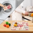 thumbnail image 3 of Yayeee Dish Drying Mat for Kitchen Counter 16" x 18" Microfiber Super Absorbent Coffee Decorative Pad, Retro Starfish, 3 of 9
