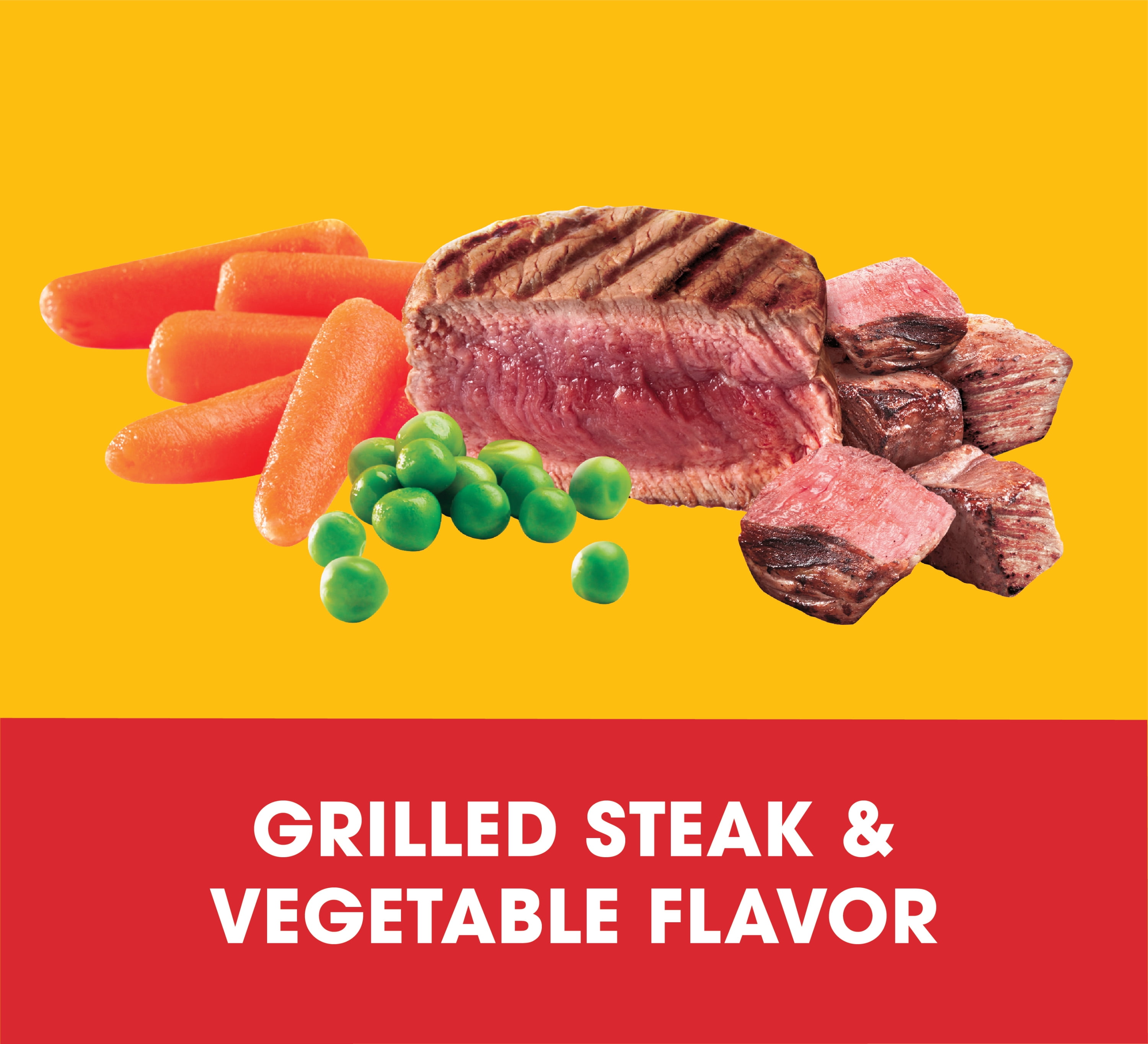 PEDIGREE Puppy Growth Protection Grilled Steak Vegetable Flavor with the goodness of Bites 3.5 lb. Bag Walmart