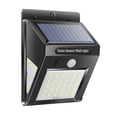 thumbnail image 1 of Lámpara de pared solar luminosa de tres lados 30+5+5 LED, luz de jardín impermeable para exteriores, luz de emergencia, luz de pasillo, 1 of 5