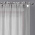 thumbnail image 2 of Crystal 2-Pack Sheer Rod Pocket Window Panel, Silver, 52x84 Inches, 2 of 5