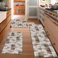 thumbnail image 2 of Floral Kitchen Rugs Sets of 3, Non Slip Kitchen Rugs and Mats Washable Farmhouse Kitchen Rugs Floral Kitchen Floor Mat Carpet Runner Rugs for Hallway Laundry Room, 2 of 12
