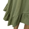 thumbnail image 2 of Aayomet Women'S Skirts Women's High Waist Cargo Belted Short Asymmetrical Mini Skirt with Pocket,Mint Green L, 2 of 5