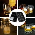 thumbnail image 5 of Variety Pack of 2 - Sphere & Square Shape Giant Silicone Ice Cube Molds - Perfect for Whiskey, Cocktails, Bourbon, Soups & Frozen Treats - BPA-free & Designed to Last - Easy Release, 5 of 5