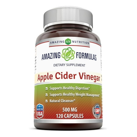 Amazing Formulas Apple Cider Vinegar 500 Mg 120 (Best Apple Cider Vinegar Pills)