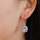 thumbnail image 4 of Conjunto de colr de pendientes de cristal de moda Conjunto de cristal Zulema Anillos de collar de aleación de circonio, 4 of 8