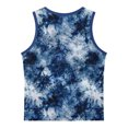 thumbnail image 2 of Girl's Tie Dye Print Tank Tops Crew Neck Sleeveless Top Summer T Shirt 3-15 Years, 2 of 3
