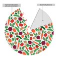 thumbnail image 2 of Yiaed Vegetables Print Christmas Tree Skirt , Tree SkirtsTree Mat for Christmas Winter Holiday Indoor Decorations-48", 2 of 7