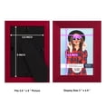 thumbnail image 5 of Bold Burgundy Solid Wood Picture Frame, 3.5 x 5, 5 of 8
