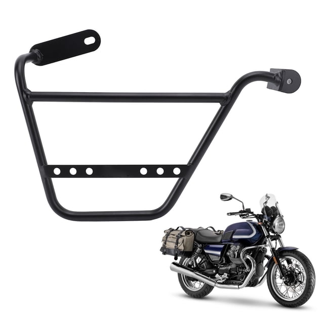 PASTILLA DE SOPORTE DE LA BOLSA DE SILLAS DE MONTAR, Colchoneta de Soporte de Bolsas de Sillín de Motocicleta para V7, Estructura Fuerte de 12 mm de tubo de Hierro