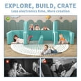 thumbnail image 5 of Wanan Kids Couch 13PCS, Modular Kids Play Couch for Playroom Bedroom, 13 in 1 Multifunctional Kid Sofa for Playing, Creativing, Sleeping, Indoor Toddler Couches for Boys and Girls, 5 of 7