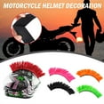 thumbnail image 2 of Senza Fretta Motorbike Helmet Mohican Mohawk Punk Wig Helmet Hair Decor] Sticker Paste Q9C8, 2 of 6