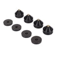 thumbnail image 1 of 4 piezas de almohadillas de aislamiento para altavoces, absorción de impactos, amplificador, aislamiento de picos, alfombrilla para altavoces de subwoofer, tocadiscos, color negro, 1 of 15