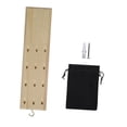 thumbnail image 3 of DYNWAVECA Wall Mount Holder Bracket Easy Installation Display Rack with Accessory Storage Bag for Workshop Bar Game Room Wood, 3 of 10