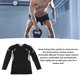 thumbnail image 4 of Camiseta Fitness Camiseta Deportiva Elástica Gris para Fitness ANGGREK Otros, 4 of 8