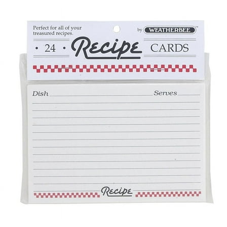Weatherbee Recipe Cards