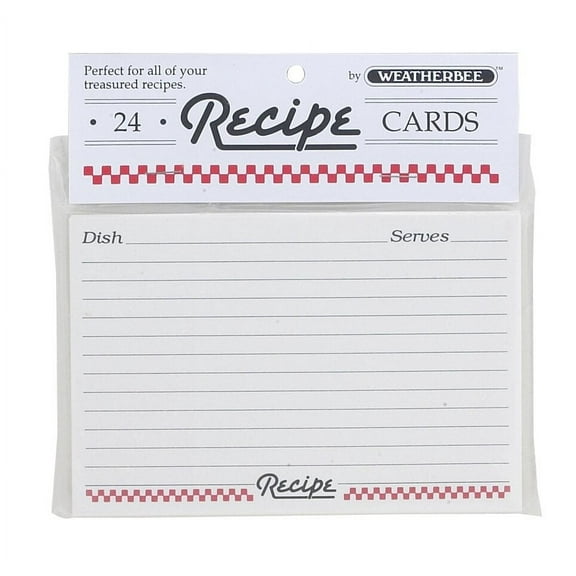 Weatherbee Recipe Cards