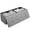 Silver, variant on Giantex 43.5” Folding Storage Ottoman Bench, Storage Chest Box w/Divider, Padded Seat Shoe Bench, Fabric Tufted Ottoman for Home, Silver
