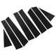 thumbnail image 4 of 6 Pcs B Pillar Door Trim Molding Glossy Black PC Window Post Protector Cover for Hilux 2015 to 2023, 4 of 4