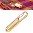 thumbnail image 1 of Mini Medicine Vitamin Holder Case, Airtight Keychain Medication Box 2.0in Long  for Camping, 1 of 7