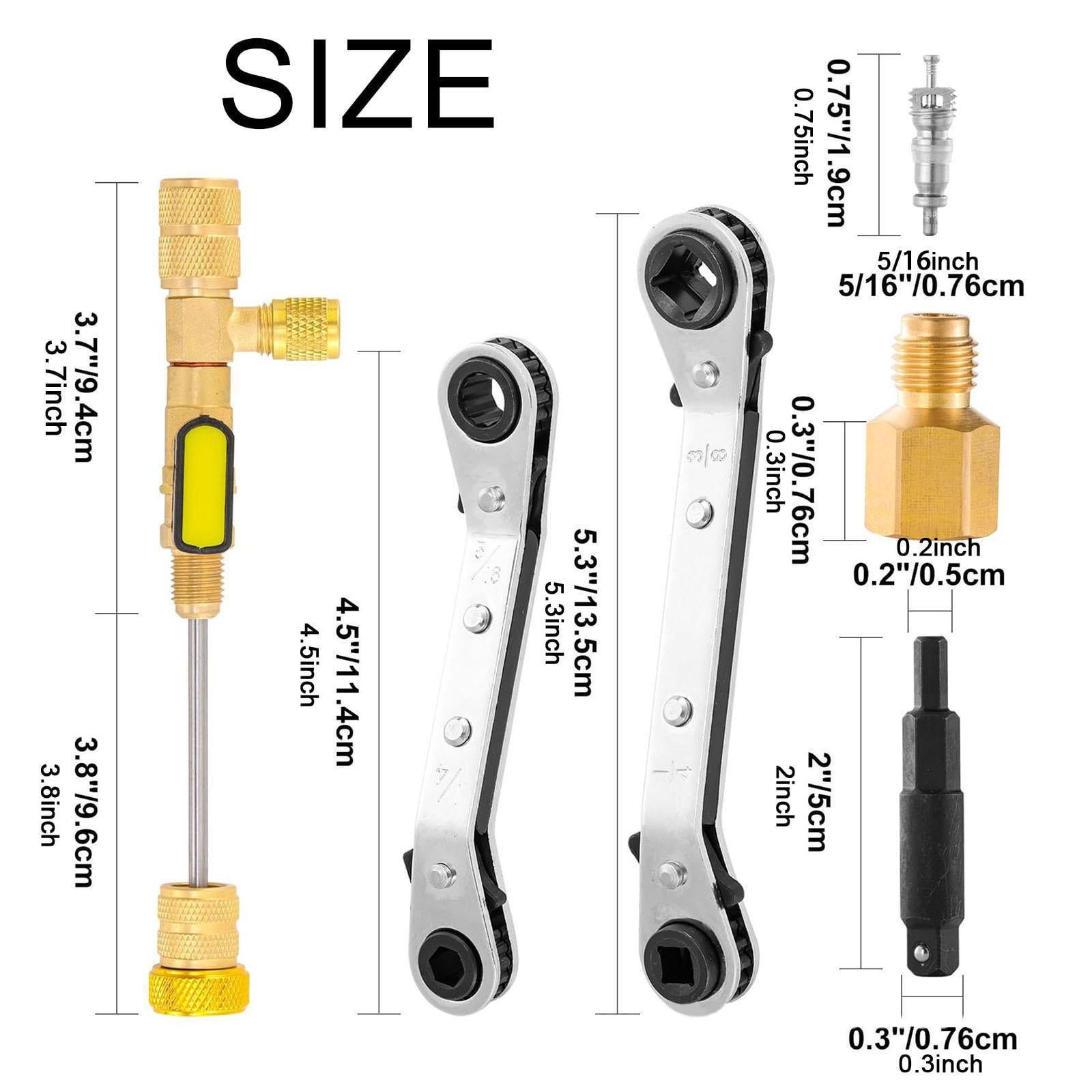 Zxpjkyu Valve Core Remover and Installer Tool Portable Lightweight