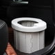thumbnail image 3 of Inodoro portátil plegable tipo cubo con asiento urinario para viajes largos en barco o playa gris, 3 of 9