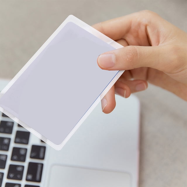 HEANUJJ 50Ud Fundas Plásticas Protectores Para Tarjetas De Crédito Y Con